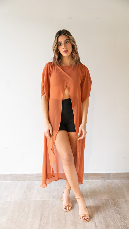 Blusa Clara marrón