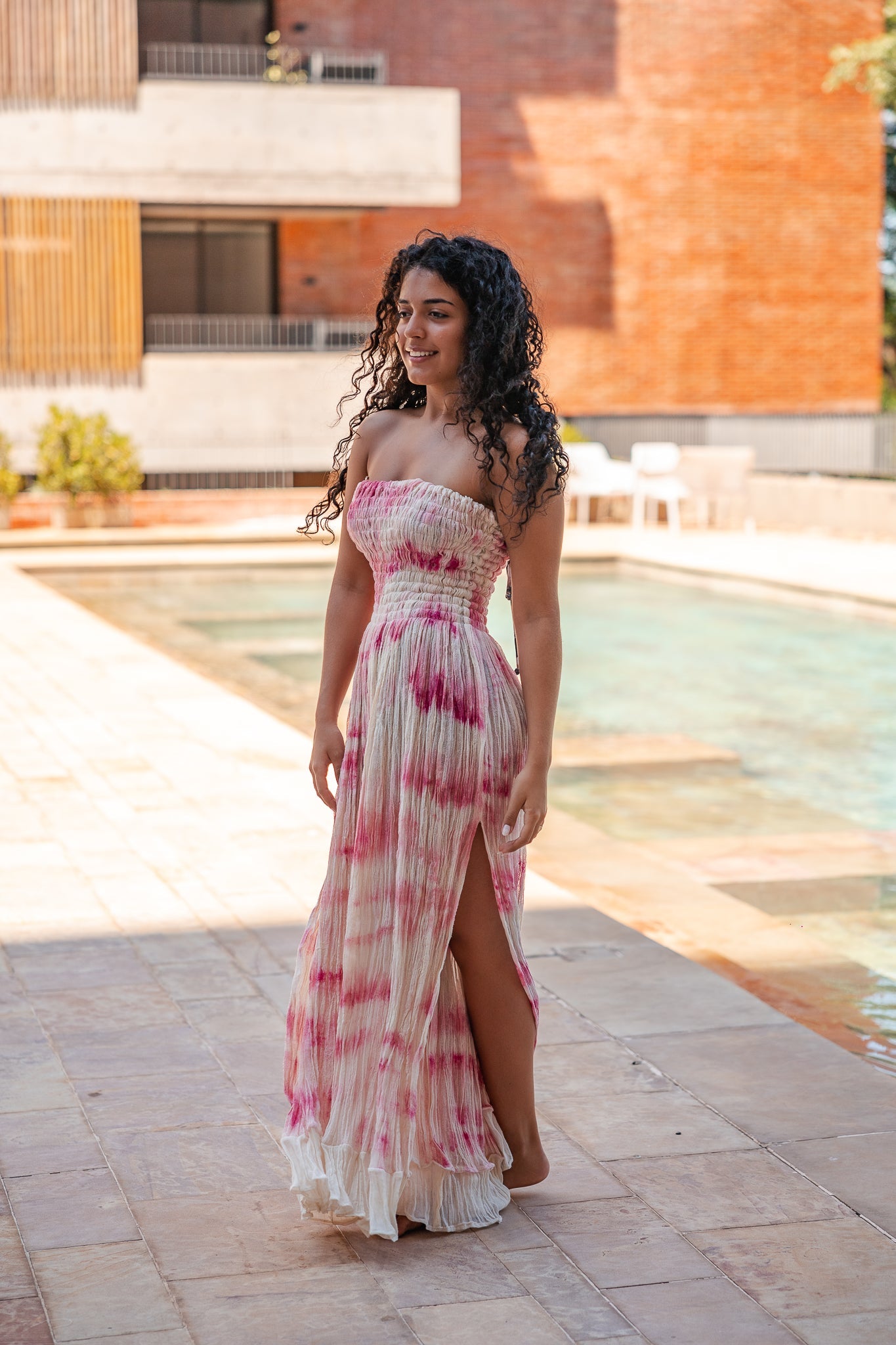 Enterizo Amasado Lienzo Chiara