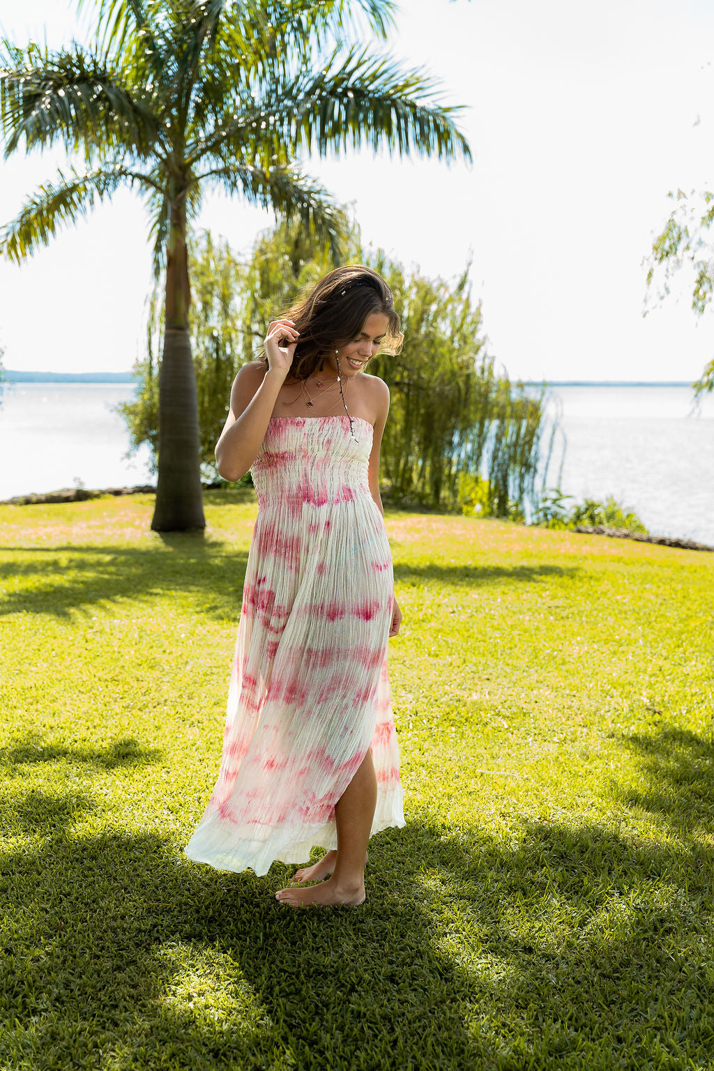 Kaftan enterizo strapless