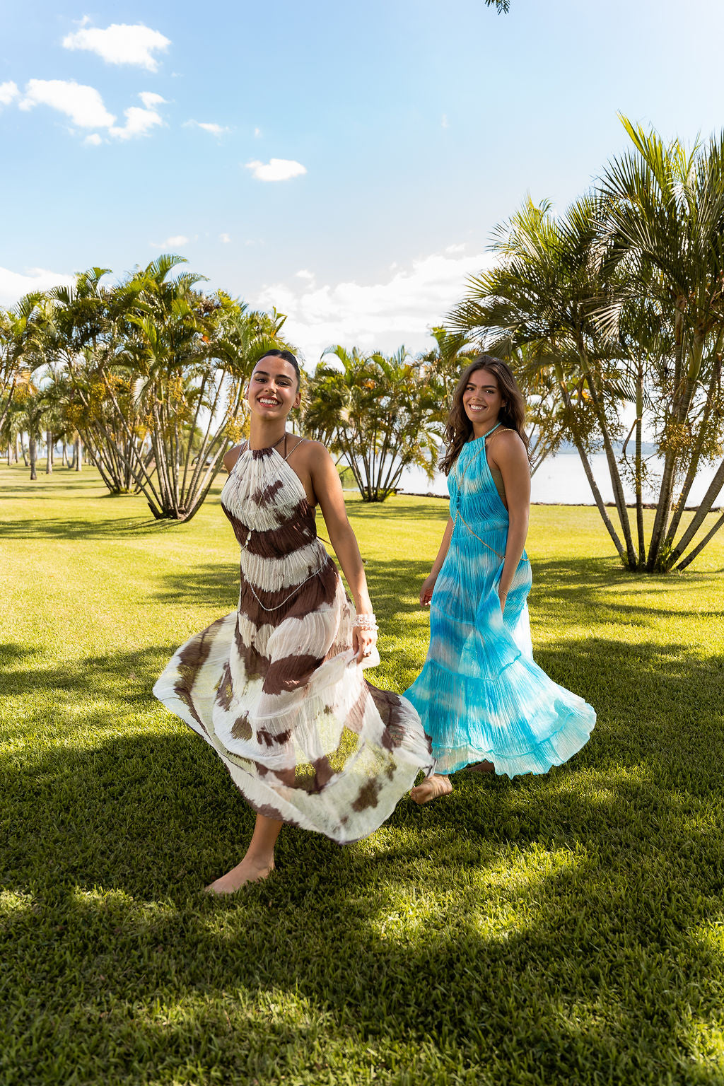 Vestido halter Kaftan
